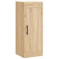 vidaXL Aparador de madera contrachapada roble Sonoma 34,5x34x180 cm vidaXL Aparador de madera contrachapada roble Sonoma 34,5x34x180 cm