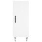 vidaXL Aparador alto madera contrachapada blanco 34,5x34x180 cm vidaXL Aparador alto madera contrachapada blanco 34,5x34x180 cm