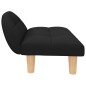 vidaXL Cama para perros de tela negra 70x52x30 cm vidaXL Cama para perros de tela negra 70x52x30 cm