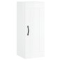 vidaXL Aparador alto madera contrachapada blanco brillo 34,5x34x180 cm vidaXL Aparador alto madera contrachapada blanco brillo 34,5x34x180 cm