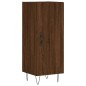 vidaXL Aparador alto madera contrachapada roble marrón 34,5x34x180 cm vidaXL Aparador alto madera contrachapada roble marrón 34,5x34x180 cm
