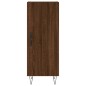 vidaXL Aparador alto madera contrachapada roble marrón 34,5x34x180 cm vidaXL Aparador alto madera contrachapada roble marrón 34,5x34x180 cm