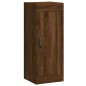 vidaXL Aparador alto madera contrachapada roble marrón 34,5x34x180 cm vidaXL Aparador alto madera contrachapada roble marrón 34,5x34x180 cm