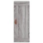 vidaXL Aparador alto madera contrachapada gris Sonoma 34,5x34x180 cm vidaXL Aparador alto madera contrachapada gris Sonoma 34,5x34x180 cm