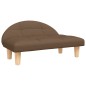 vidaXL Cama para perros de tela marrón 70x52x30 cm vidaXL Cama para perros de tela marrón 70x52x30 cm