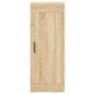 vidaXL Aparador de madera contrachapada roble Sonoma 34,5x34x180 cm vidaXL Aparador de madera contrachapada roble Sonoma 34,5x34x180 cm