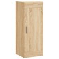 vidaXL Aparador de madera contrachapada roble Sonoma 34,5x34x180 cm vidaXL Aparador de madera contrachapada roble Sonoma 34,5x34x180 cm