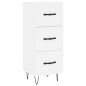 vidaXL Aparador alto madera contrachapada blanco 34,5x34x180 cm vidaXL Aparador alto madera contrachapada blanco 34,5x34x180 cm