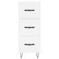 vidaXL Aparador alto madera contrachapada blanco 34,5x34x180 cm vidaXL Aparador alto madera contrachapada blanco 34,5x34x180 cm