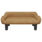 vidaXL Cama para perros de terciopelo marrón 70x40x24 cm vidaXL Cama para perros de terciopelo marrón 70x40x24 cm