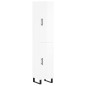vidaXL Aparador alto madera contrachapada blanco brillo 34,5x34x180 cm vidaXL Aparador alto madera contrachapada blanco brillo 34,5x34x180 cm