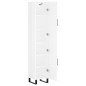 vidaXL Aparador alto madera contrachapada blanco brillo 34,5x34x180 cm vidaXL Aparador alto madera contrachapada blanco brillo 34,5x34x180 cm