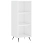 vidaXL Aparador alto madera contrachapada blanco brillo 34,5x34x180 cm vidaXL Aparador alto madera contrachapada blanco brillo 34,5x34x180 cm