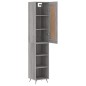 vidaXL Aparador alto madera contrachapada gris Sonoma 34,5x34x180 cm vidaXL Aparador alto madera contrachapada gris Sonoma 34,5x34x180 cm