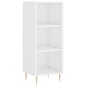 vidaXL Aparador alto madera contrachapada blanco brillo 34,5x34x180 cm vidaXL Aparador alto madera contrachapada blanco brillo 34,5x34x180 cm