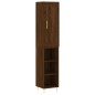 vidaXL Aparador alto madera contrachapada roble marrón 34,5x34x180 cm vidaXL Aparador alto madera contrachapada roble marrón 34,5x34x180 cm