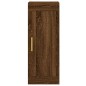 vidaXL Aparador alto madera contrachapada roble marrón 34,5x34x180 cm vidaXL Aparador alto madera contrachapada roble marrón 34,5x34x180 cm