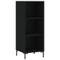 vidaXL Aparador de madera contrachapada negro 34,5x34x180 cm vidaXL Aparador de madera contrachapada negro 34,5x34x180 cm
