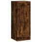 vidaXL Aparador de madera contrachapada roble ahumado 34,5x34x180 cm vidaXL Aparador de madera contrachapada roble ahumado 34,5x34x180 cm
