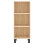 vidaXL Aparador de madera contrachapada roble Sonoma 34,5x34x180 cm vidaXL Aparador de madera contrachapada roble Sonoma 34,5x34x180 cm