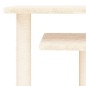 vidaXL Postes rascadores para gatos con plataformas color crema 62,5cm