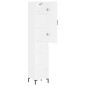 vidaXL Aparador alto madera contrachapada blanco 34,5x34x180 cm vidaXL Aparador alto madera contrachapada blanco 34,5x34x180 cm