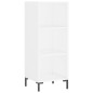vidaXL Aparador alto madera contrachapada blanco 34,5x34x180 cm vidaXL Aparador alto madera contrachapada blanco 34,5x34x180 cm
