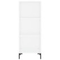 vidaXL Aparador alto madera contrachapada blanco 34,5x34x180 cm vidaXL Aparador alto madera contrachapada blanco 34,5x34x180 cm