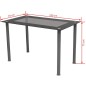 vidaXL Conjunto de comedor de cinco piezas blanco vidaXL Conjunto de comedor de cinco piezas blanco