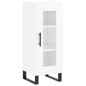 vidaXL Aparador alto madera contrachapada blanco brillo 34,5x34x180 cm vidaXL Aparador alto madera contrachapada blanco brillo 34,5x34x180 cm