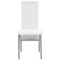vidaXL Conjunto de comedor de siete piezas blanco vidaXL Conjunto de comedor de siete piezas blanco