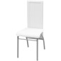 vidaXL Conjunto de comedor de siete piezas blanco vidaXL Conjunto de comedor de siete piezas blanco