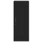 vidaXL Aparador de madera contrachapada negro 34,5x34x180 cm vidaXL Aparador de madera contrachapada negro 34,5x34x180 cm