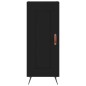 vidaXL Aparador de madera contrachapada negro 34,5x34x180 cm vidaXL Aparador de madera contrachapada negro 34,5x34x180 cm