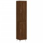 vidaXL Aparador alto madera contrachapada roble marrón 34,5x34x180 cm vidaXL Aparador alto madera contrachapada roble marrón 34,5x34x180 cm