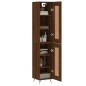 vidaXL Aparador alto madera contrachapada roble marrón 34,5x34x180 cm vidaXL Aparador alto madera contrachapada roble marrón 34,5x34x180 cm