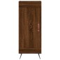 vidaXL Aparador alto madera contrachapada roble marrón 34,5x34x180 cm vidaXL Aparador alto madera contrachapada roble marrón 34,5x34x180 cm