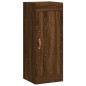 vidaXL Aparador alto madera contrachapada roble marrón 34,5x34x180 cm vidaXL Aparador alto madera contrachapada roble marrón 34,5x34x180 cm