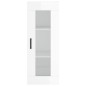 vidaXL Aparador alto madera contrachapada blanco brillo 34,5x34x180 cm vidaXL Aparador alto madera contrachapada blanco brillo 34,5x34x180 cm