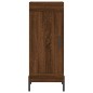 vidaXL Aparador alto madera contrachapada roble marrón 34,5x34x180 cm vidaXL Aparador alto madera contrachapada roble marrón 34,5x34x180 cm