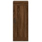 vidaXL Aparador alto madera contrachapada roble marrón 34,5x34x180 cm vidaXL Aparador alto madera contrachapada roble marrón 34,5x34x180 cm