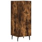 vidaXL Aparador de madera contrachapada roble ahumado 34,5x34x180 cm vidaXL Aparador de madera contrachapada roble ahumado 34,5x34x180 cm