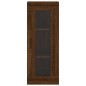vidaXL Aparador alto madera contrachapada roble marrón 34,5x34x180 cm vidaXL Aparador alto madera contrachapada roble marrón 34,5x34x180 cm