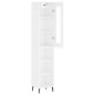 vidaXL Aparador alto madera contrachapada blanco brillo 34,5x34x180 cm vidaXL Aparador alto madera contrachapada blanco brillo 34,5x34x180 cm