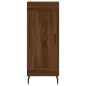 vidaXL Aparador alto madera contrachapada roble marrón 34,5x34x180 cm