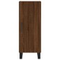vidaXL Aparador alto madera contrachapada roble marrón 34,5x34x180 cm vidaXL Aparador alto madera contrachapada roble marrón 34,5x34x180 cm