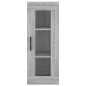 vidaXL Aparador alto madera contrachapada gris Sonoma 34,5x34x180 cm vidaXL Aparador alto madera contrachapada gris Sonoma 34,5x34x180 cm