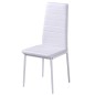 vidaXL Conjunto de mesa de comedor 5 piezas blanco y negro vidaXL Conjunto de mesa de comedor 5 piezas blanco y negro