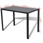 vidaXL Conjunto de mesa de comedor 5 piezas blanco y negro vidaXL Conjunto de mesa de comedor 5 piezas blanco y negro