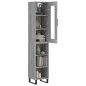 vidaXL Aparador alto madera contrachapada gris Sonoma 34,5x34x180 cm vidaXL Aparador alto madera contrachapada gris Sonoma 34,5x34x180 cm